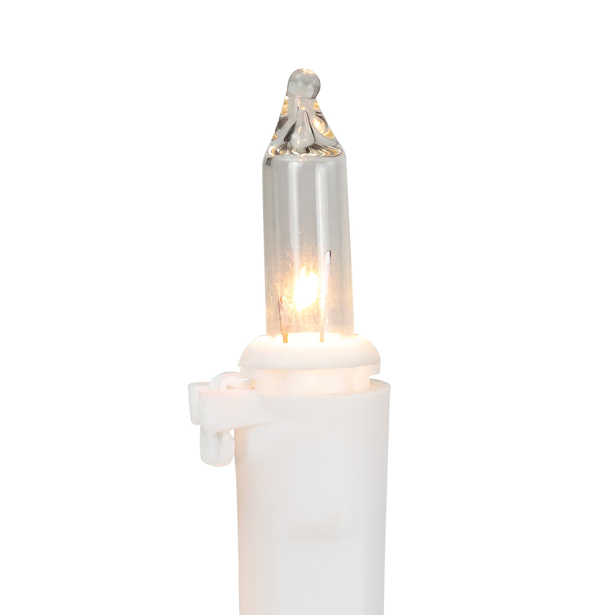 Patriotic Chasing Mini Light Set - Red Clear and Blue - 34ft White Wire - 150ct